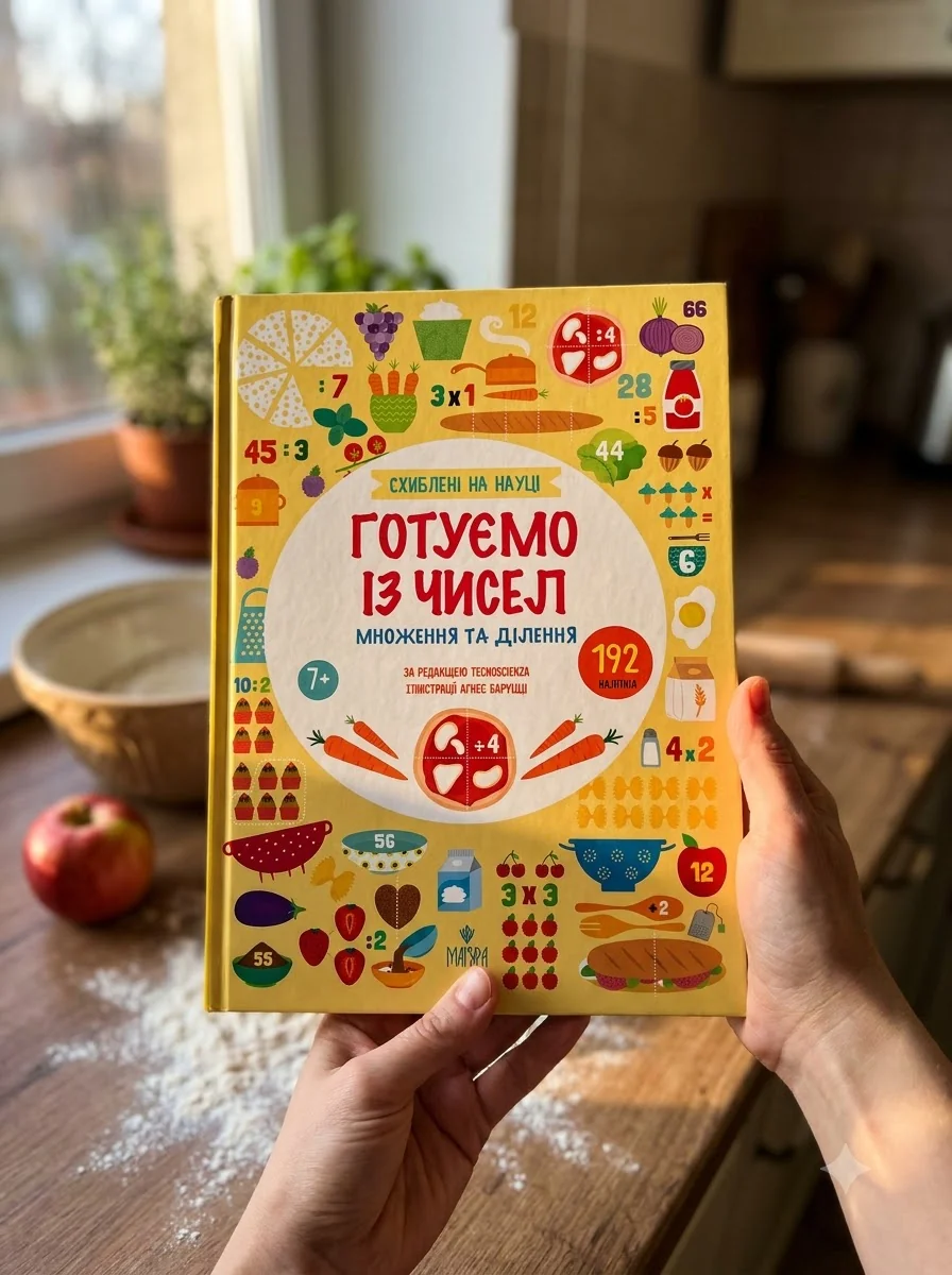 Готуємо із чисел. Множення та ділення (+192 наліпки) — фото 2