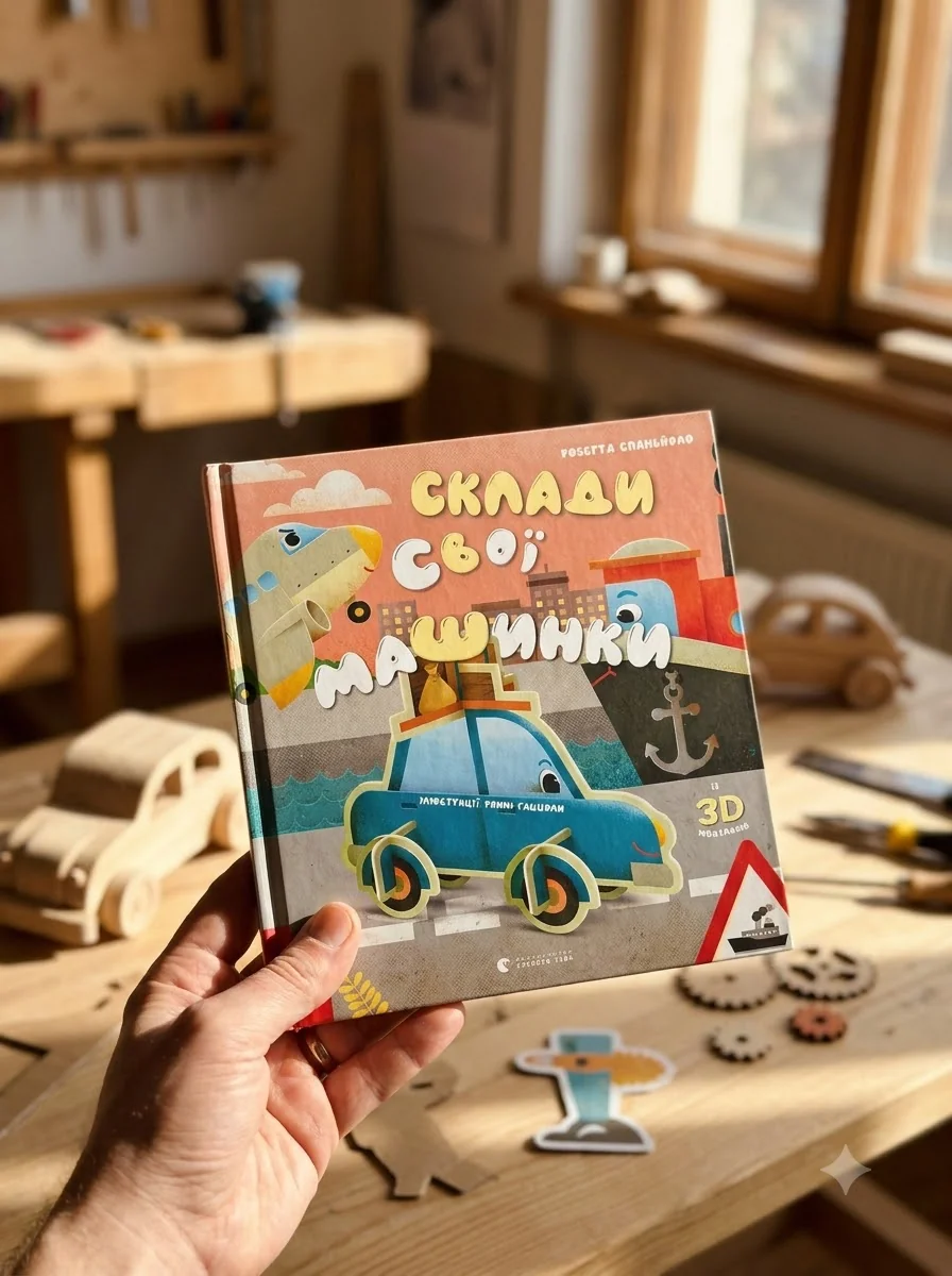 Склади свої машинки — Книги-іграшки