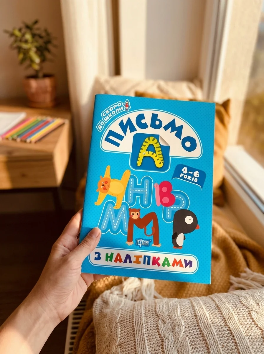 Скоро до школи. Письмо з наліпками — Дитяча література