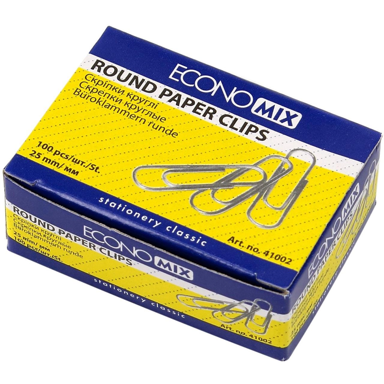 СКРІПКИ 25мм Economix E41002 100шт.