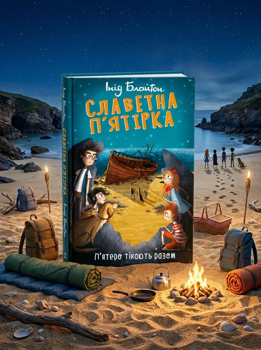 Славетна п’ятірка. П’ятеро тікають разом — Дитяча література