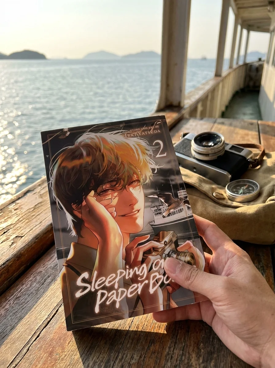 Sleeping on Paper Boats, Vol. 2 — Teki Yatsuda, обкладинка
