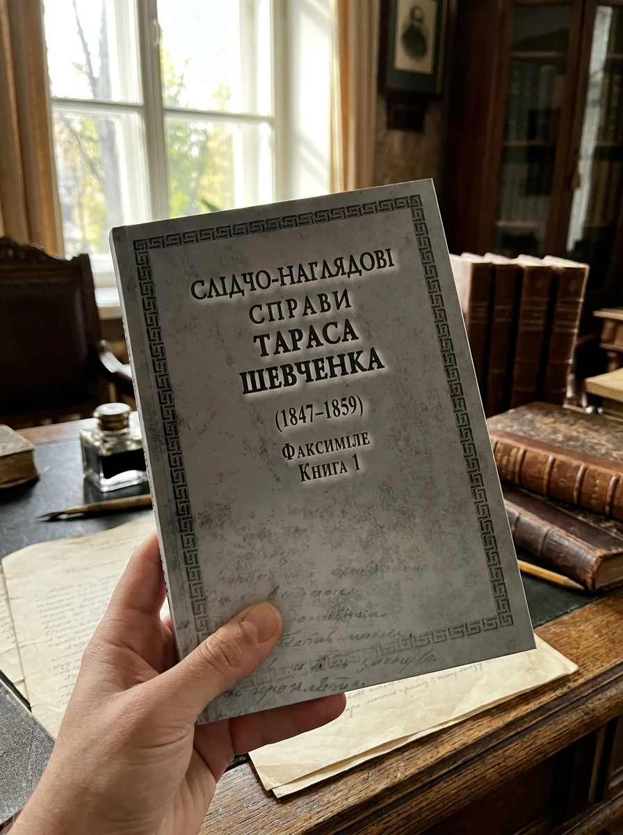 Слідчо-наглядові справи Тараса Шевченка (1847-1859). Факсиміле. В 2-х книгах — Геннадій Боряк, обкладинка