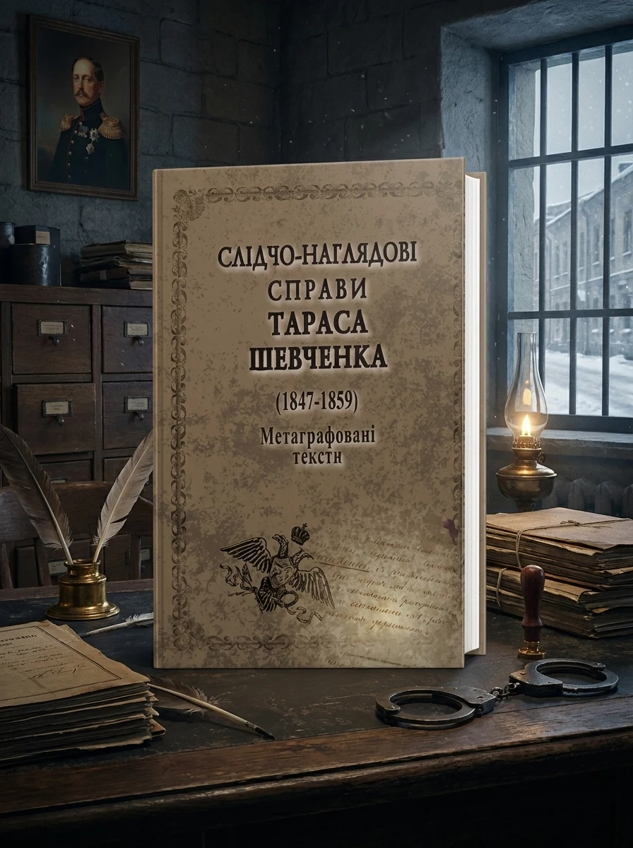 Слідчо-наглядові справи Тараса Шевченка 1847-1859. Метаграфовані тексти — Геннадій Боряк, обкладинка