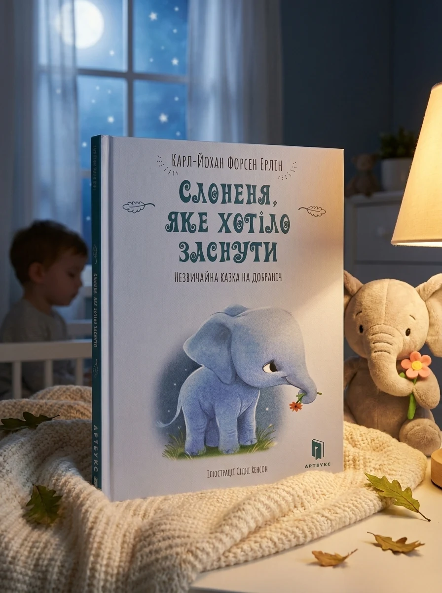 Слоненя, яке хотіло заснути — Книги для турботливих батьків