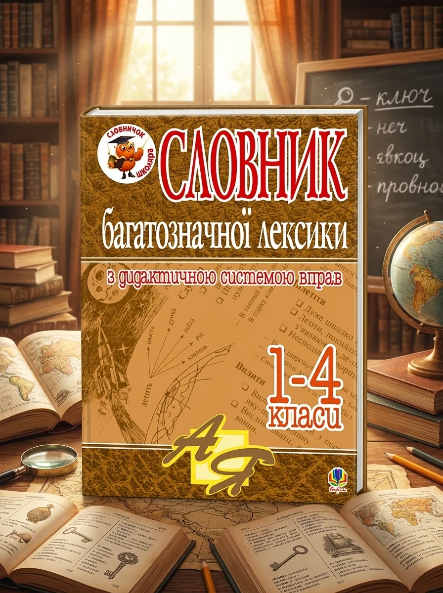 Словник багатозначної лексики з дидактичною системою вправ для учнів початкової школи. 1-4 класи — фото 2