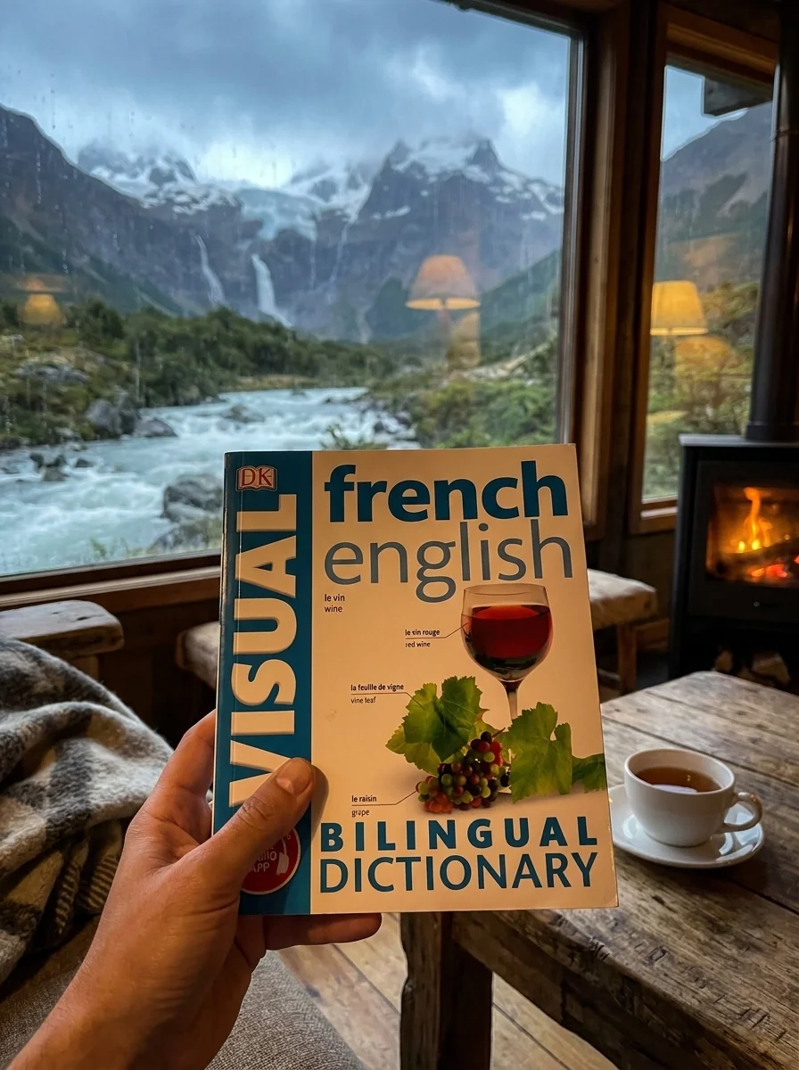 Словник French-English Visual Bilingual Dictionary with FREE Audio APP, обкладинка