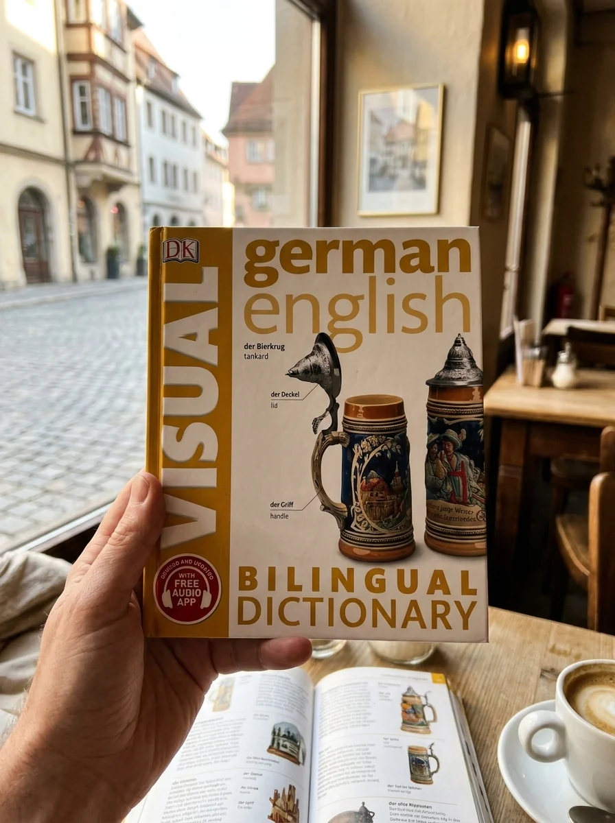 Словник German-English Visual Bilingual Dictionary with FREE Audio APP, обкладинка