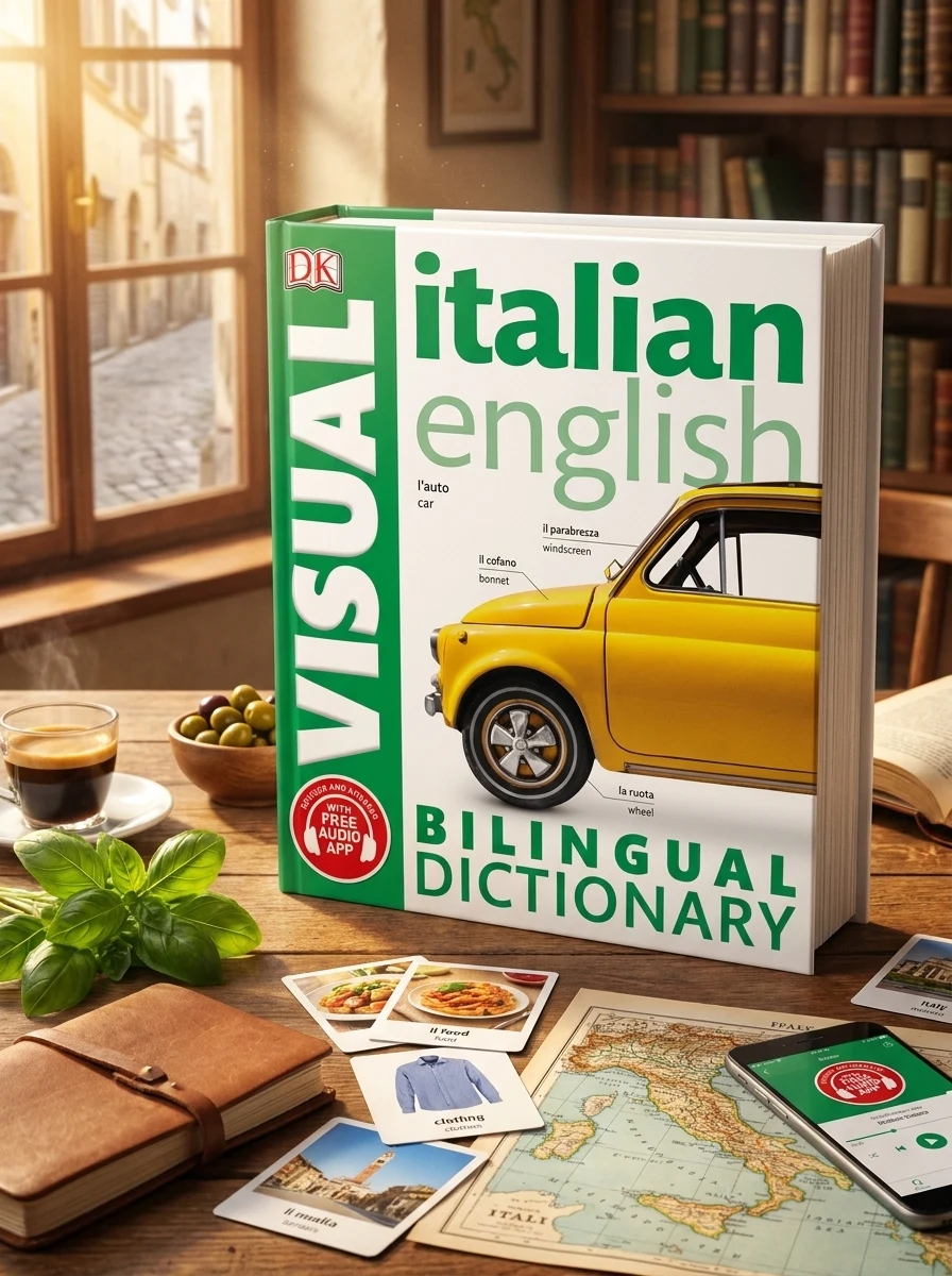 Словник Italian-English Visual Bilingual Dictionary with FREE Audio APP — Вивчення мов