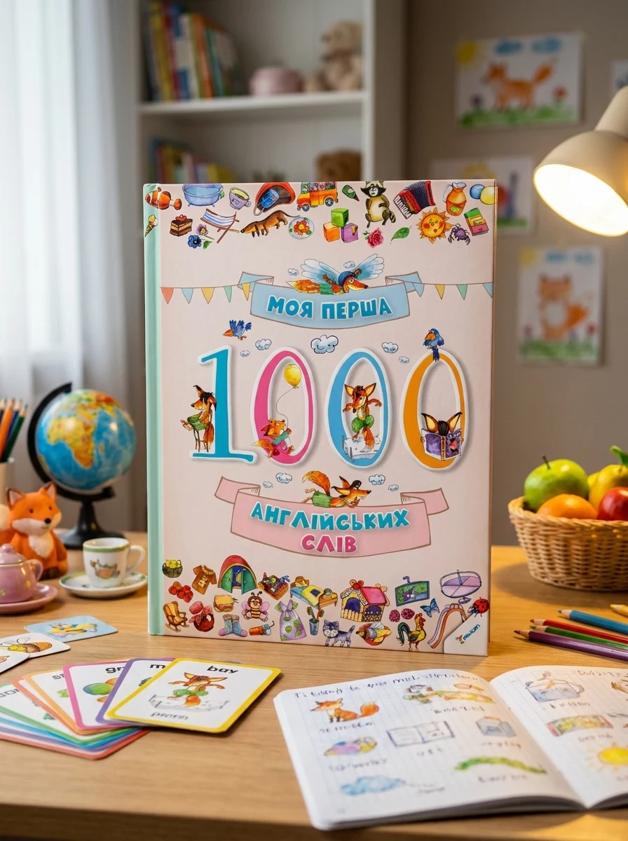 СЛОВНИК Моя перша.1000 англійських слів 3+ — Дитяча література