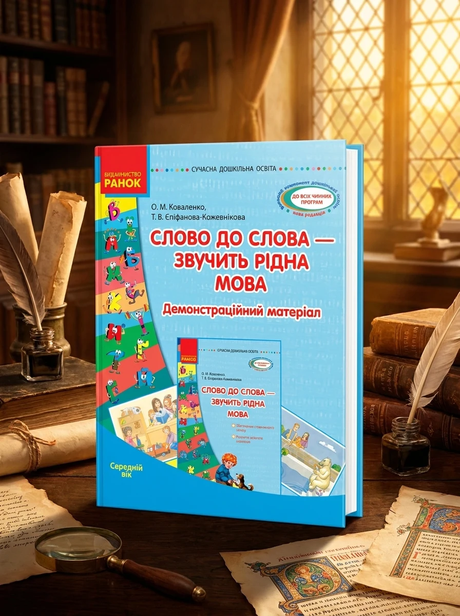 Слово до слова - звучить рідна мова. Середній вік — Вивчення мов