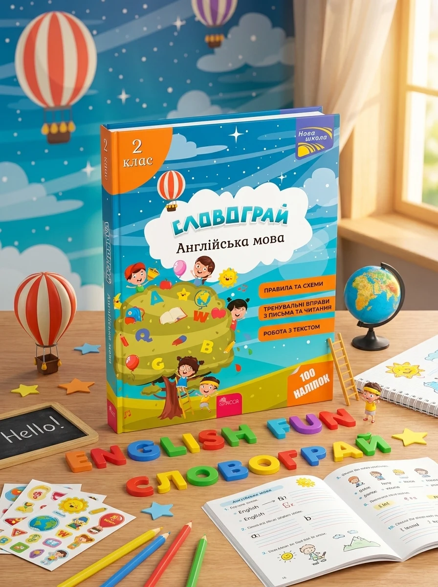 Словограй. Англійська мова. 2 клас — Вивчення мов