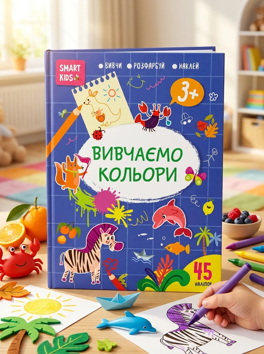 Smart Kids. Вивчаємо кольори 3+ — Дитяча література