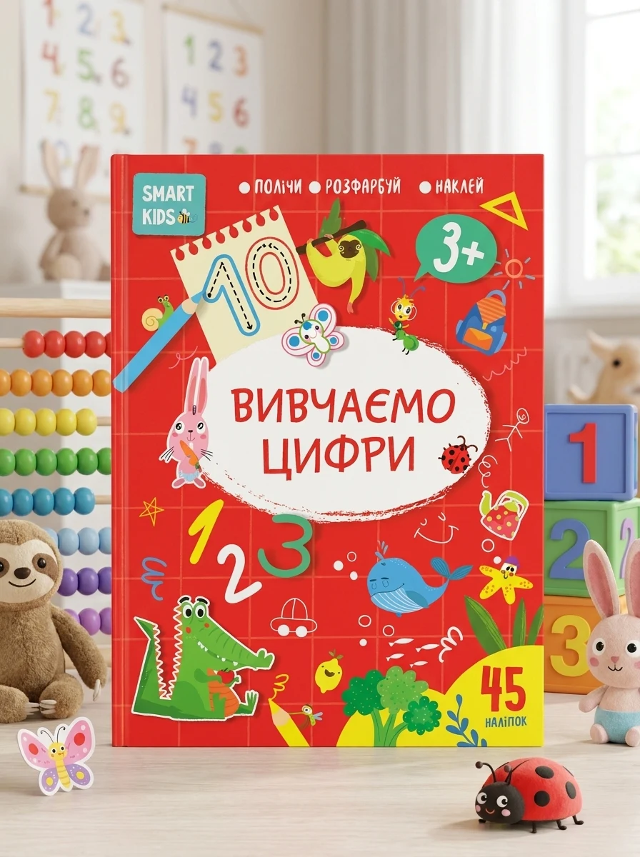 Smart Kids. Вивчаємо цифри 3+ — Дитяча література