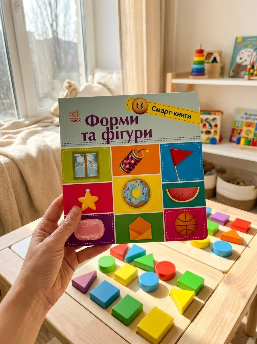 Форми та фігури. Смарт-книги — Розвивальні книги