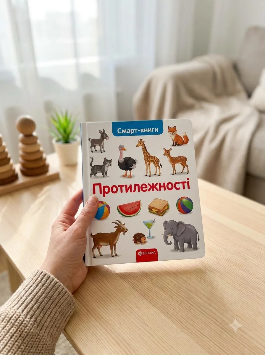 Протилежності. Смарт-книги — Розвивальні книги