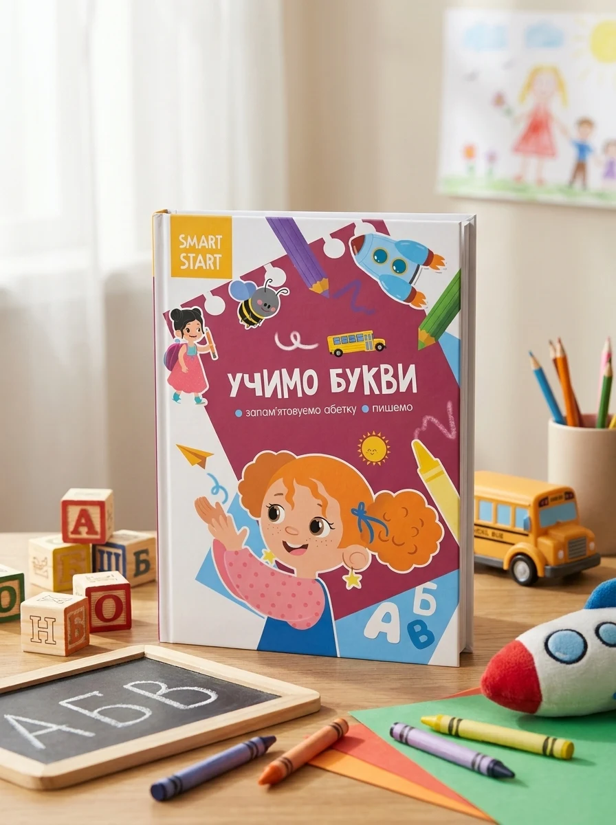 Smart Start.  Учимо букви. Запам'ятовуємо абетку, пишемо — Вивчення мов