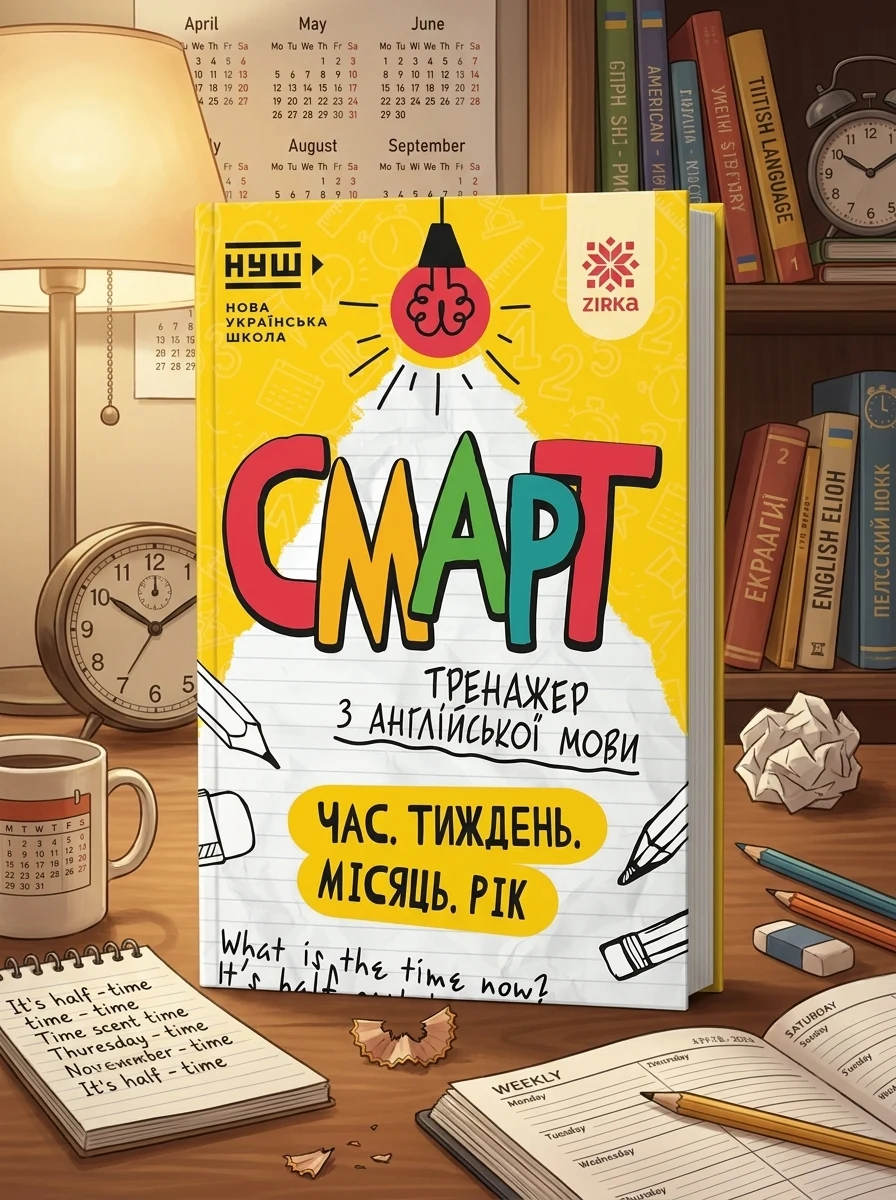 Смарт Тренажер з англійської мови. Час. Тиждень. Місяць. Рік, — Вивчення мов