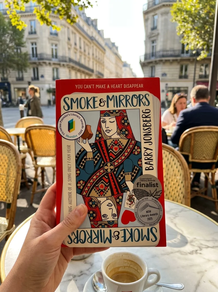 Smoke & Mirrors — Barry Jonsberg, обкладинка
