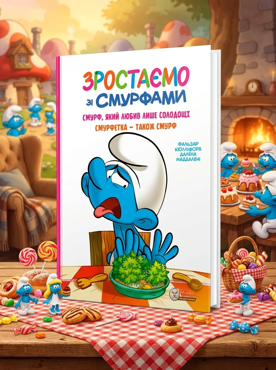 Смурф, який любив лише солодощі. Смурфетка — також смурф — фото 2