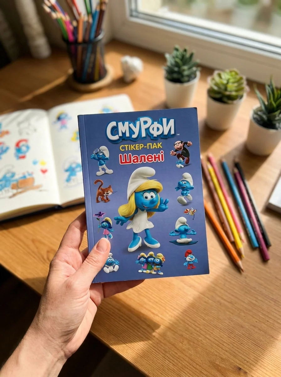 Смурфи. Стікер-пак. Шалені — Дитячі наліпки