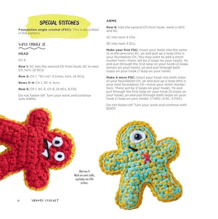 Snarky Crochet. Irreverent Patterns, Jokes & Puns for Silly Stitchers — Ліза Ха, фото 4