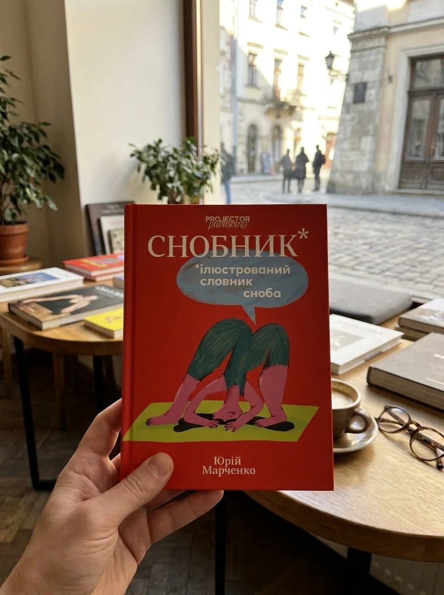 Снобник. Ілюстрований словник сноба — Юрій Марченко, обкладинка