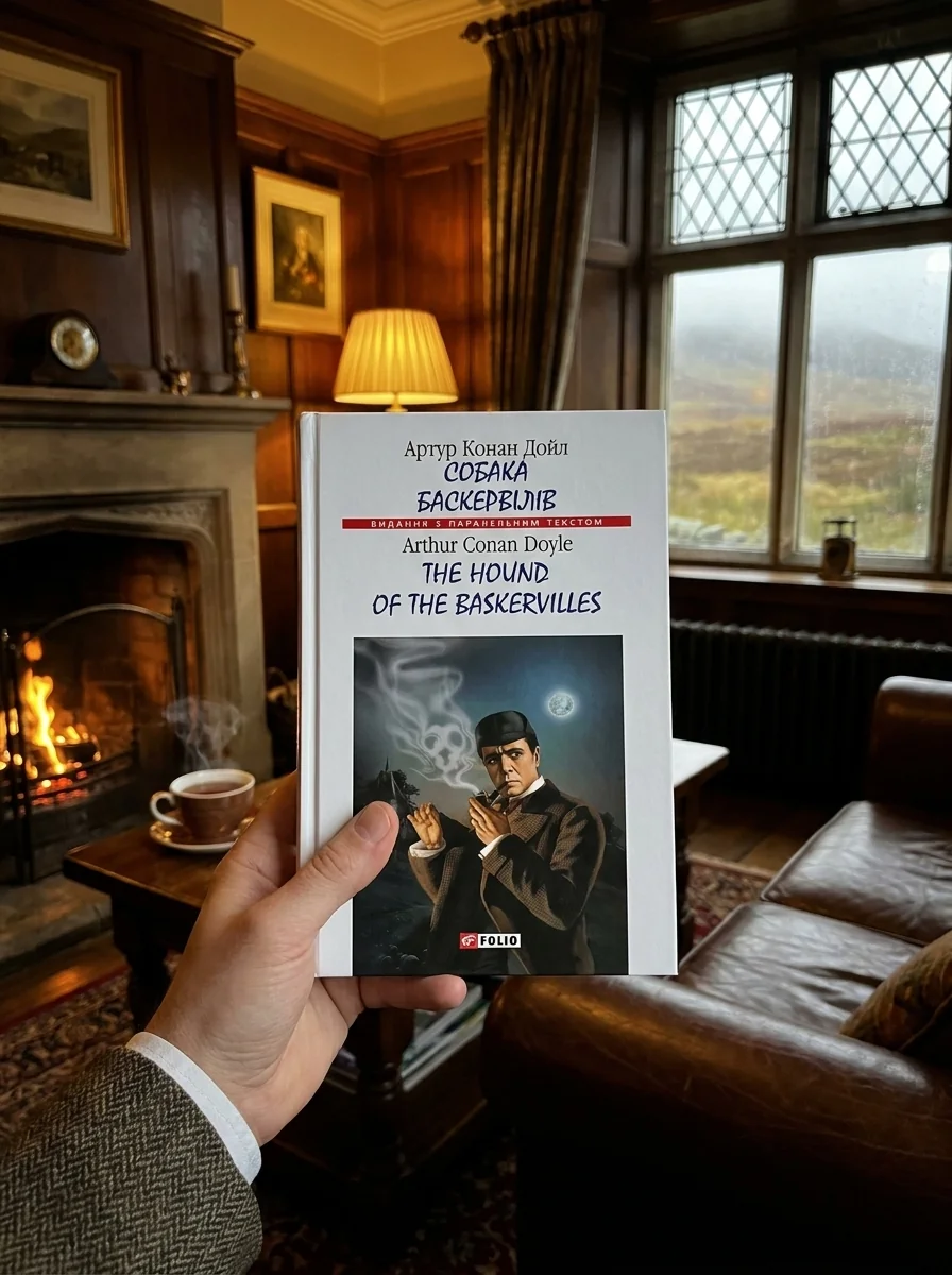 Собака Баскервілів / The Hound of the Baskervilles — Артур Конан Дойл, обкладинка