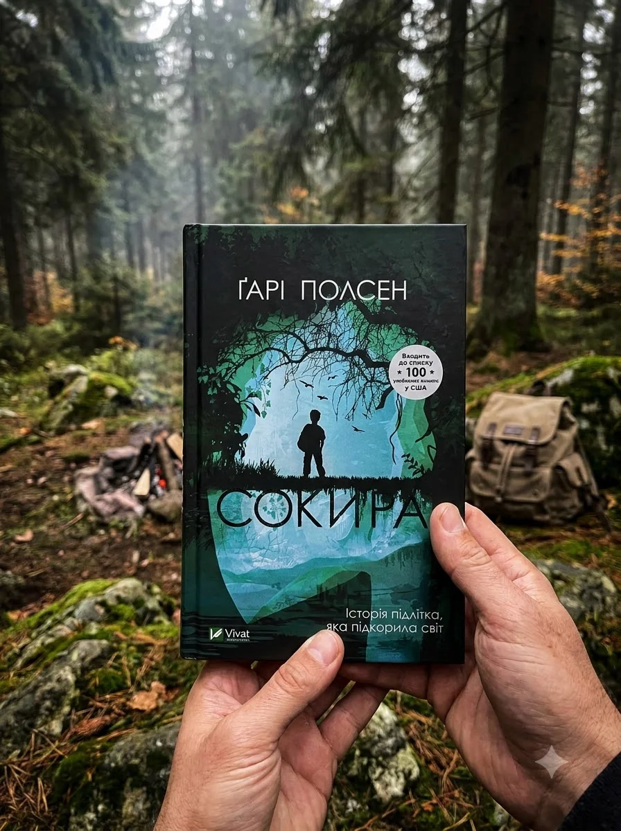 Сокира — Полсен Гарі, обкладинка
