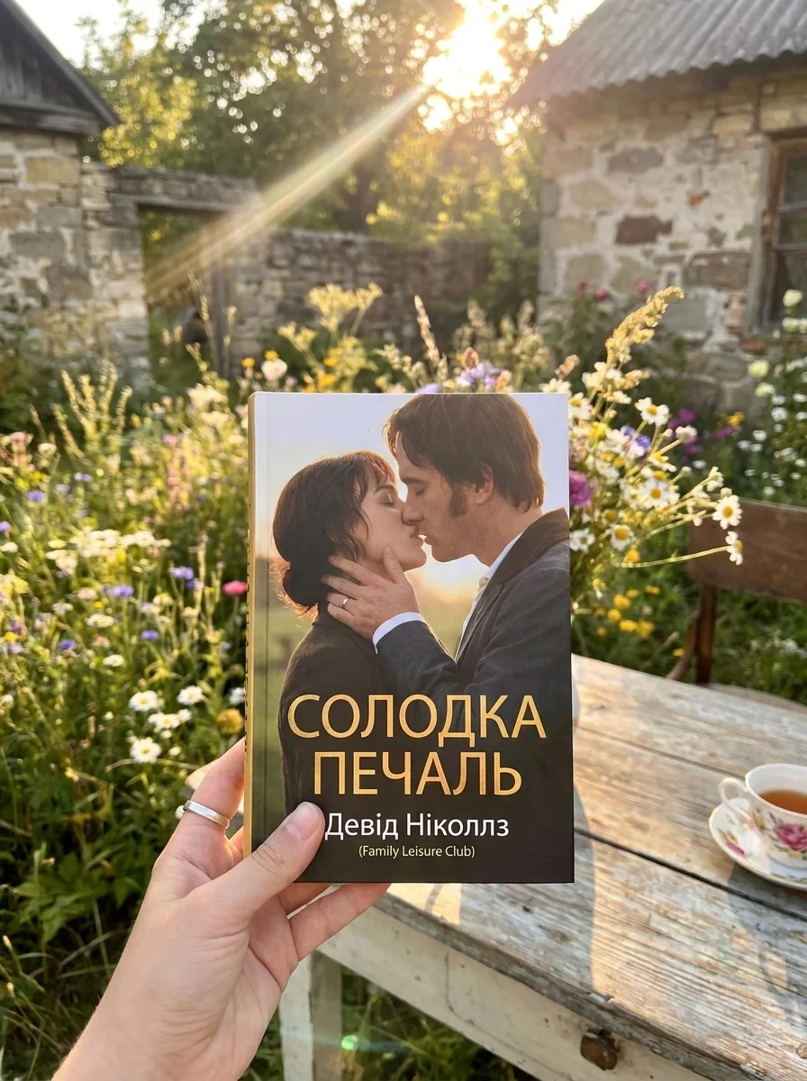 Солодка печаль — Девід Ніколлс, обкладинка