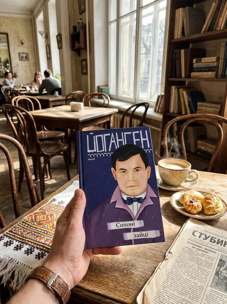 Солоні зайці — Майк Йогансен, обкладинка