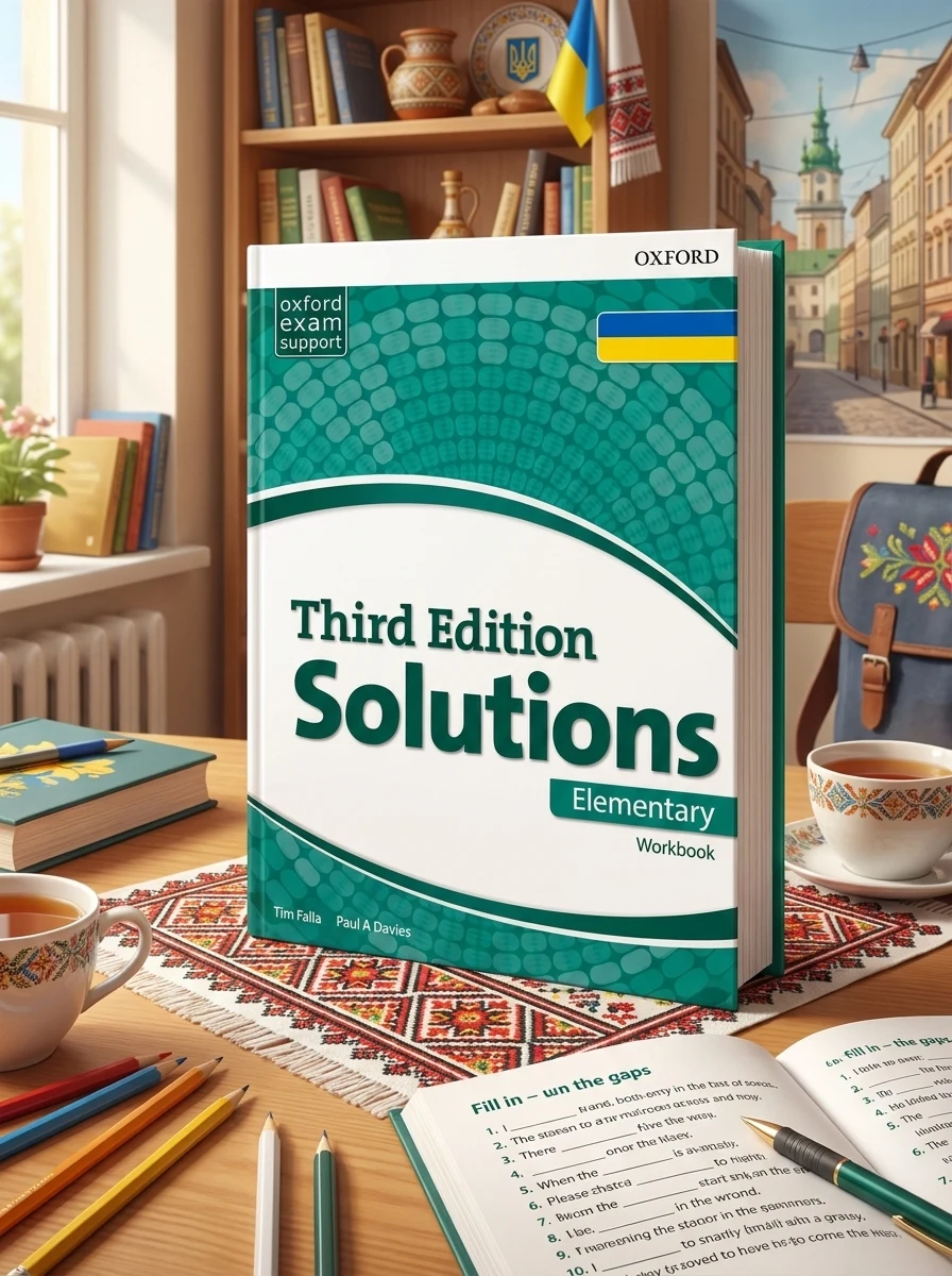 Solutions. Elementary Workbook (Edition for Ukraine) — Вивчення мов