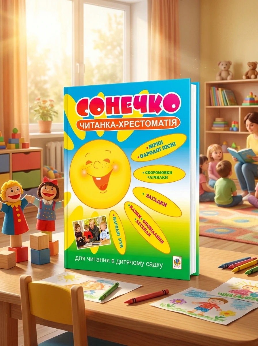 Сонечко. Читанка-хрестоматія для читання в дитячому садку