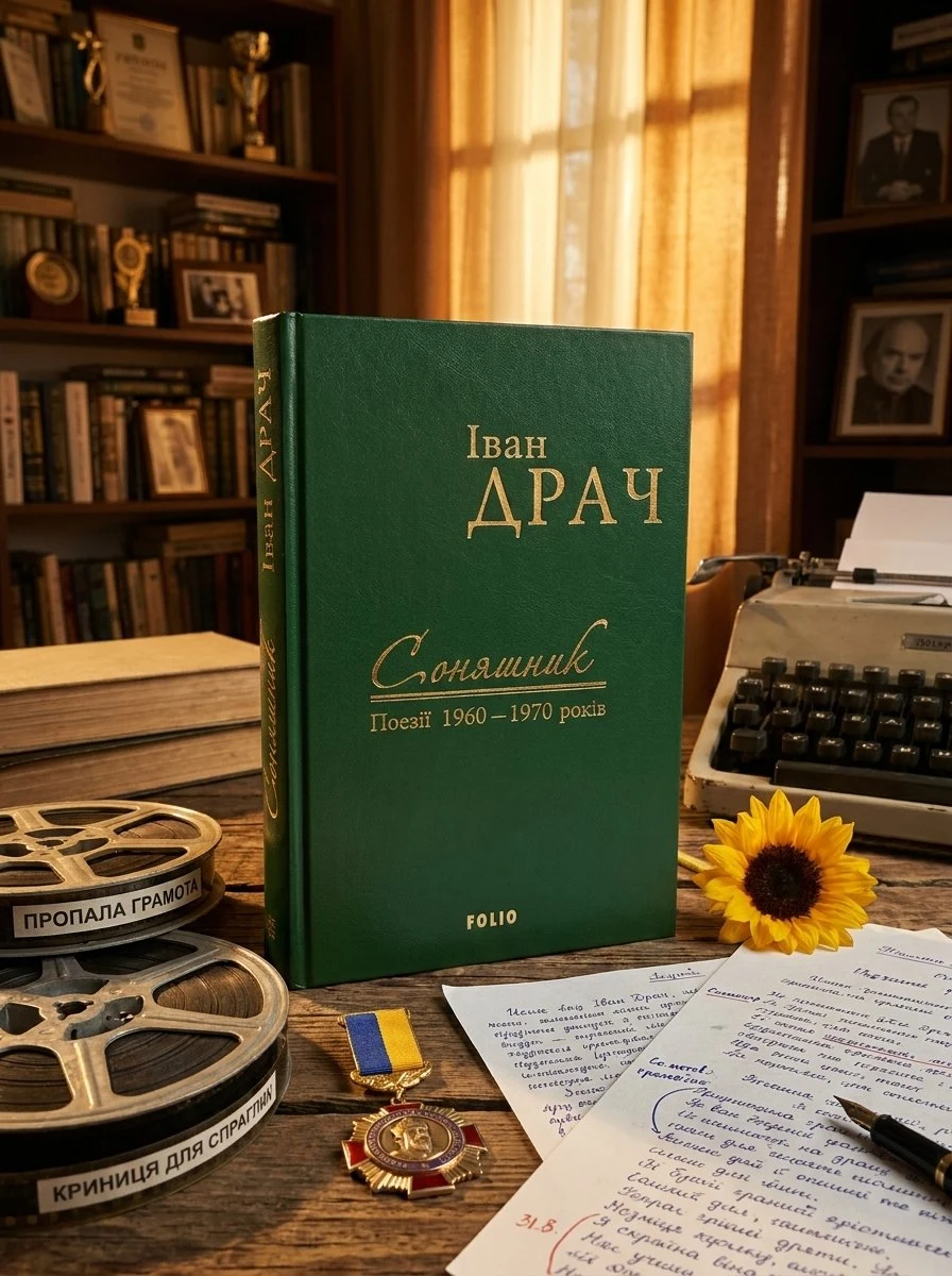 Соняшник. Поезії 1960–1970 років — Іван Драч, обкладинка