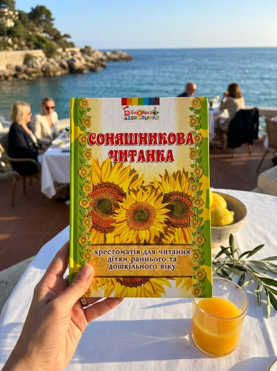 Соняшникова читанка. Хрестоматія для читання дітям раннього та дошкільного віку — Любомира Калуська, обкладинка