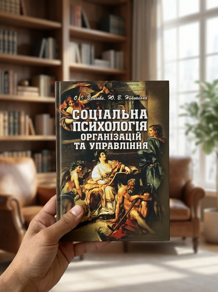 Соціальна психологія організацій та управління. Підручник затверджений МОН України — Книги
