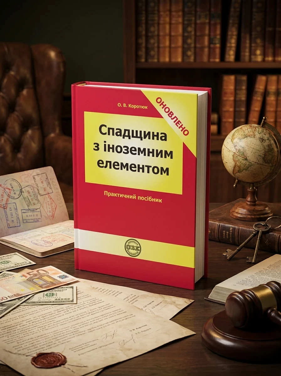 Спадщина з іноземним елементом. Практичний посібник — Оксана Коротюк, обкладинка