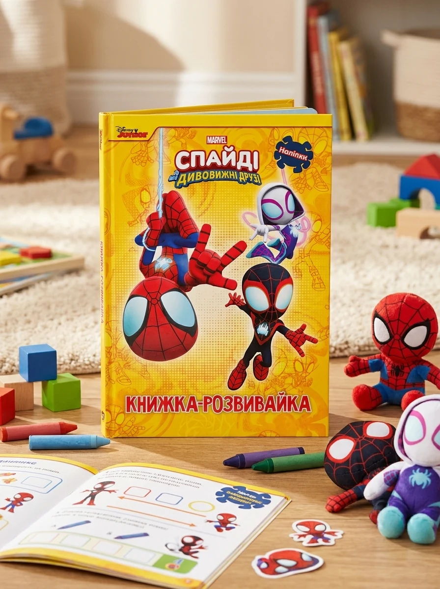 Спайді та його дивовижні друзі. Книжка-розвивайка — фото 2