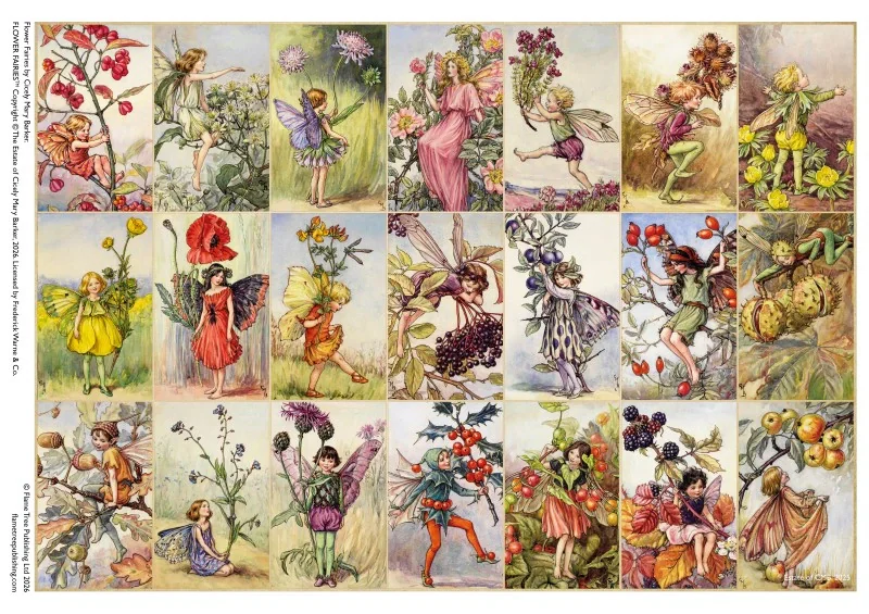 Special Edition Adult Foiled Jigsaw Puzzle Flower Fairies 1000 Pieces,