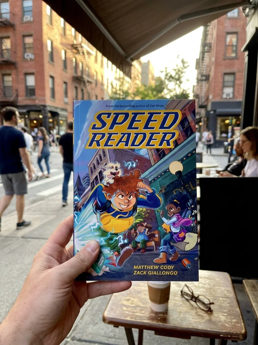Speed Reader — Matthew Cody, обкладинка