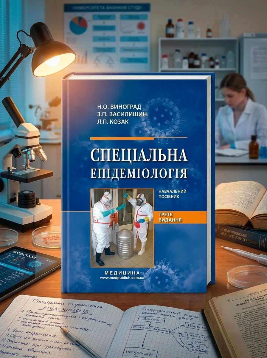 Спеціальна епідеміологія: навчальний посібник — Н.О Виноград, обкладинка