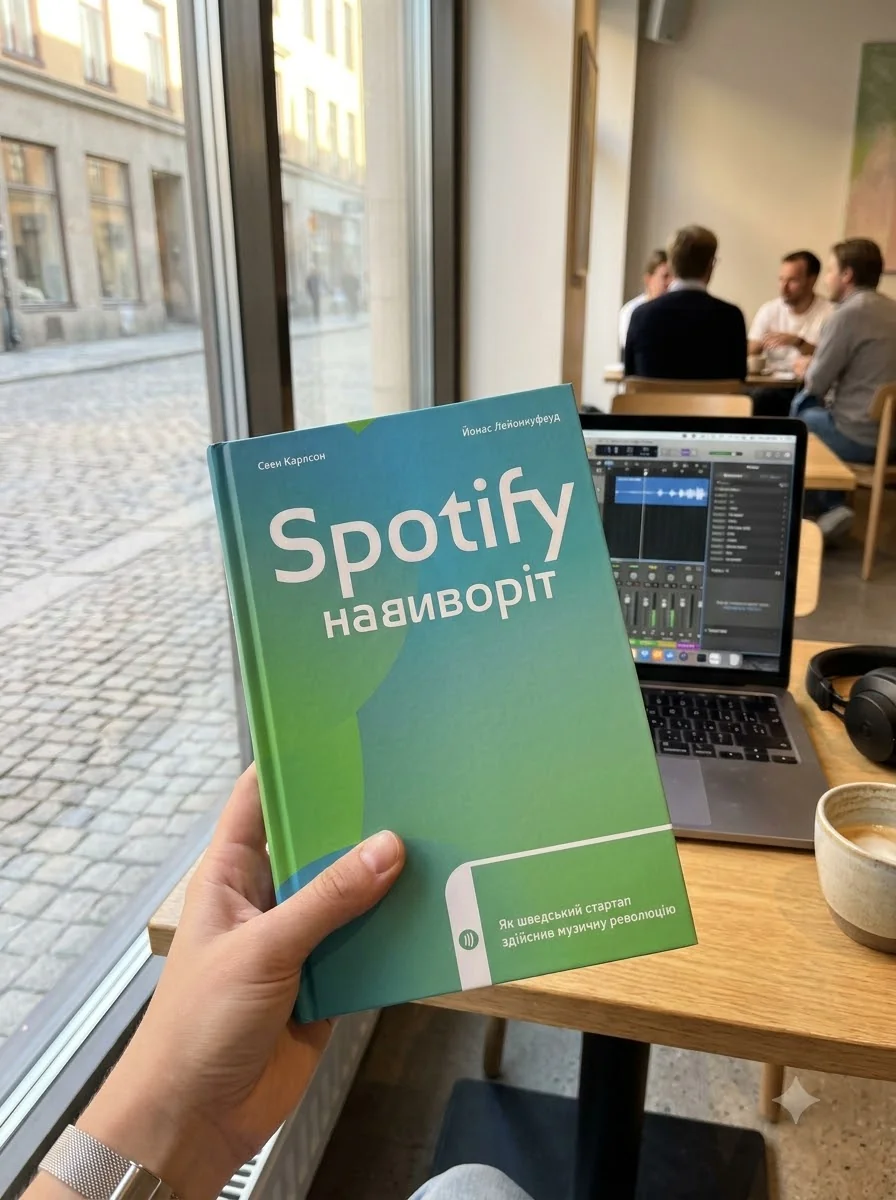 Spotify навиворіт. Як шведський стартап здійснив музичну революцію — Свен Карлссон, обкладинка