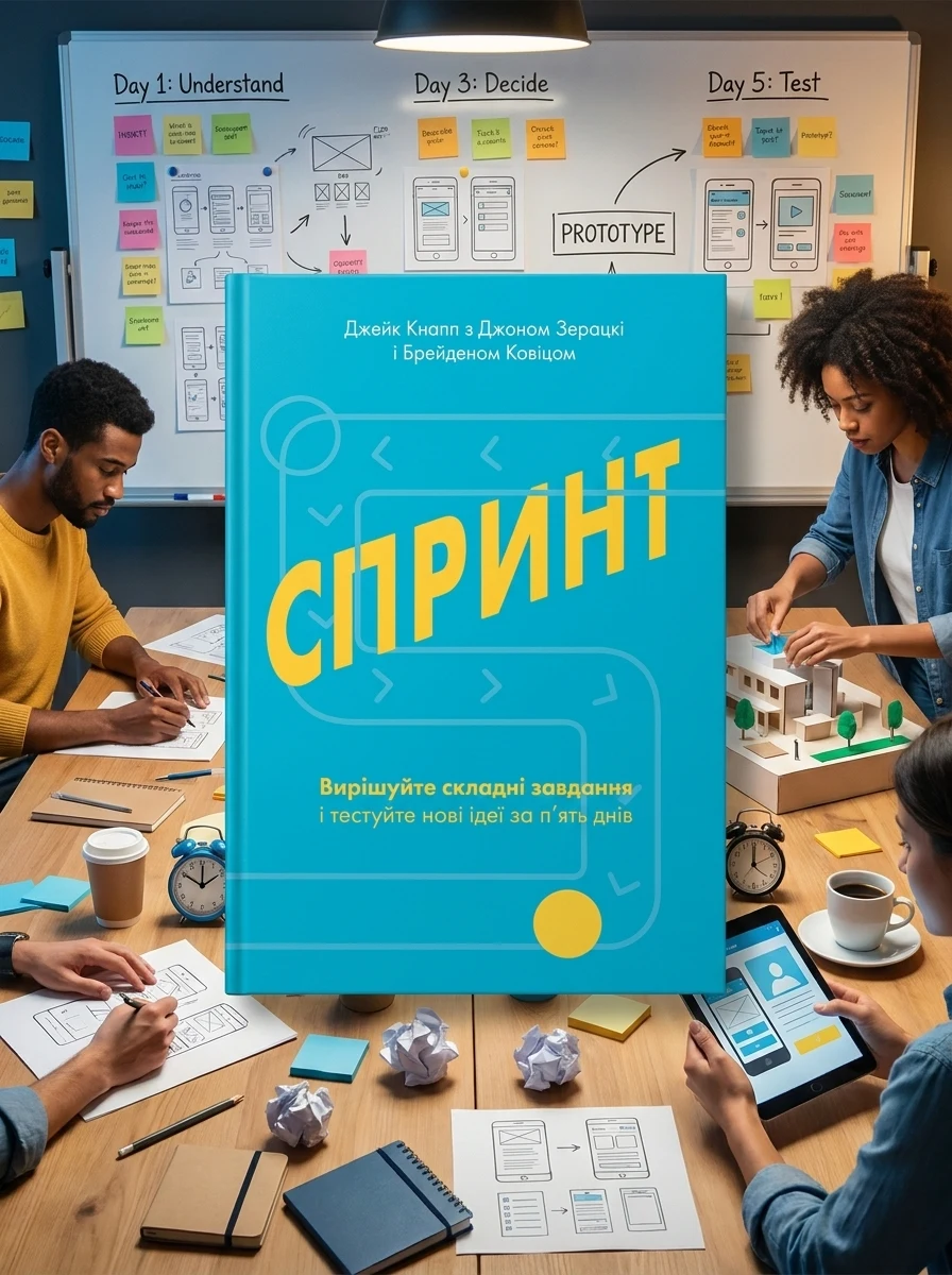 Спринт. Вирішуйте складні завдання і тестуйте нові ідеї за 5 днів — Бізнес та саморозвиток
