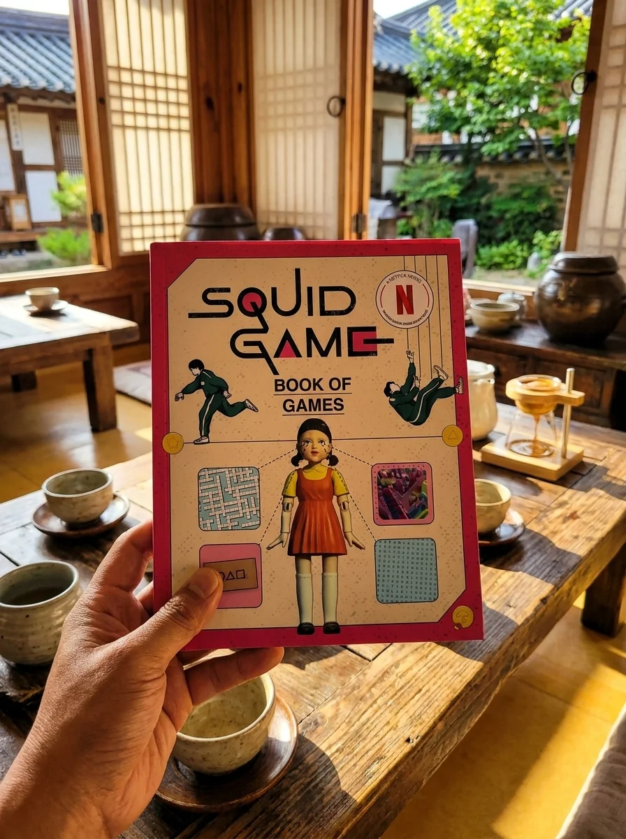 Squid Game Book of Games — Netflix, обкладинка