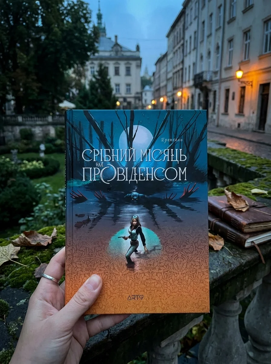 Срібний місяць над Провіденсом — Ерік Еренґель, обкладинка