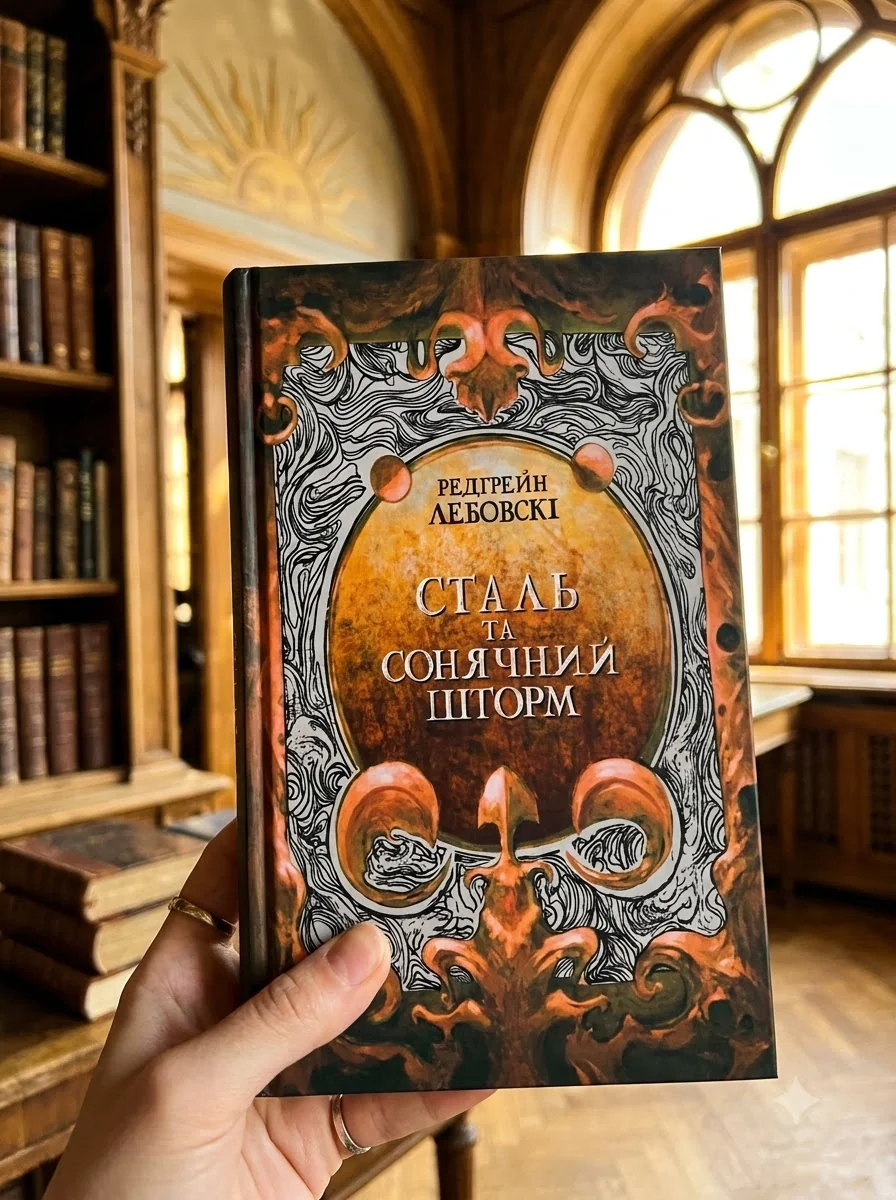 Сталь та Сонячний шторм. Книга ІІ — Редгрейн Лебовскі, обкладинка