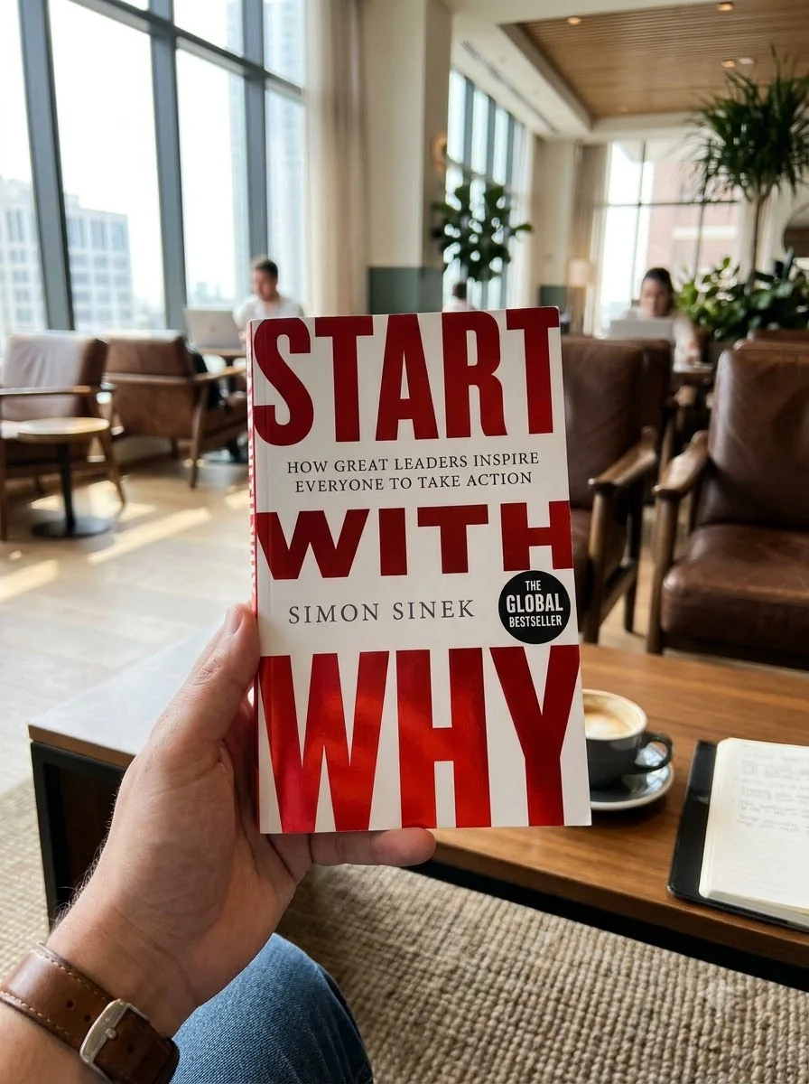 Start with Why. How Great Leaders Inspire Everyone to Take Action — Саймон Сінек, обкладинка