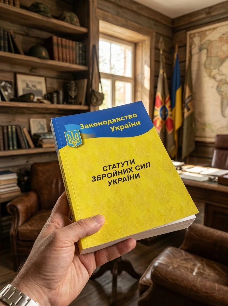 Статути збройних сил України 2024, обкладинка
