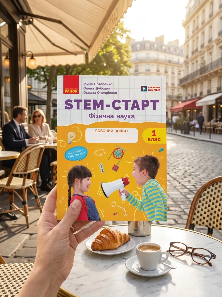STEM-Старт. 1 клас. Фізична наука. Робочий зошит — Ірина Потапенко, обкладинка