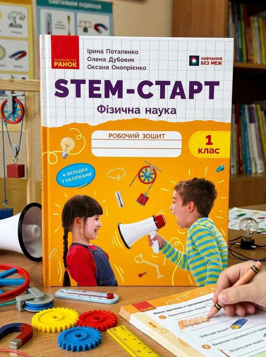 STEM-Старт. 1 клас. Фізична наука. Робочий зошит — Дитяча література